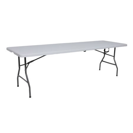 Стол складной Table AKS тип 1, 2400х760х740 мм, пластик, белый