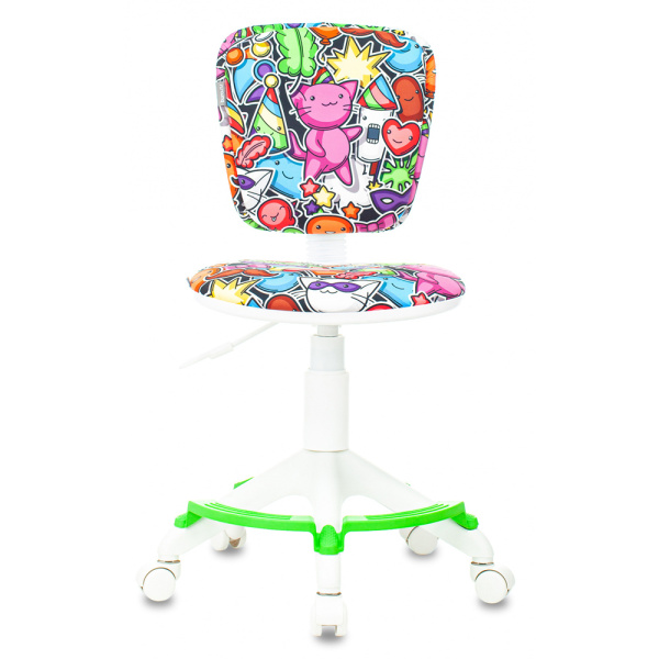 Детское компьютерное кресло Бюрократ CH-W204/F, мультиколор маскарад