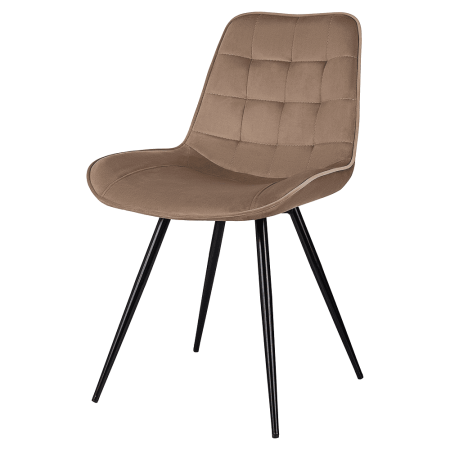 Стул Бюрократ "CH-K2_4", ткань, светло-коричневый, металл, комплект 4 штуки