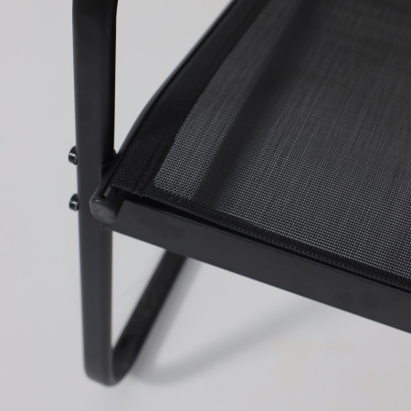 Комплект мебели садовой AksHome VERANDA (кресло 2шт, диван 1шт, стол 1шт), черный