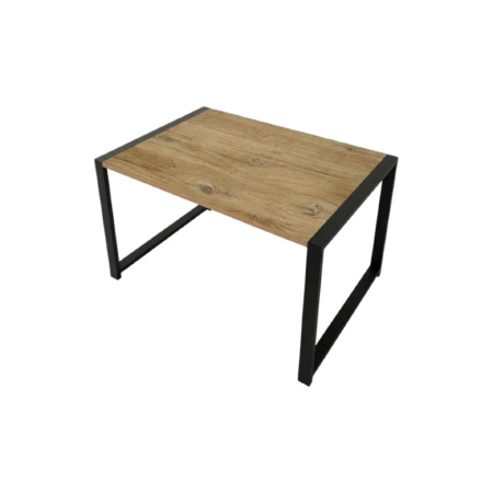 Стол журнальный ALLERD RION, черный муар, Дуб Нокс