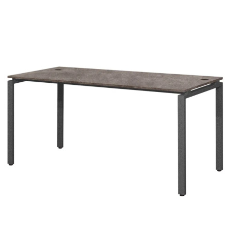 Стол письменный Millwood Лофт Сиэтл (ДТ-5), 1600х700 мм, бетон, графит