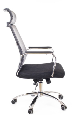 Кресло компьютерное EVERPROF Dart TM сетка, серый, крестов. хром