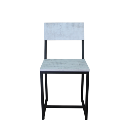 Стул ALLERD RION, металл, ЛДСП, черный муар, Энигма