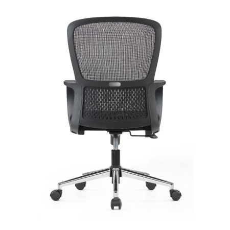 Кресло компьютерное SitZone U-069B, сетка, ткань, черный