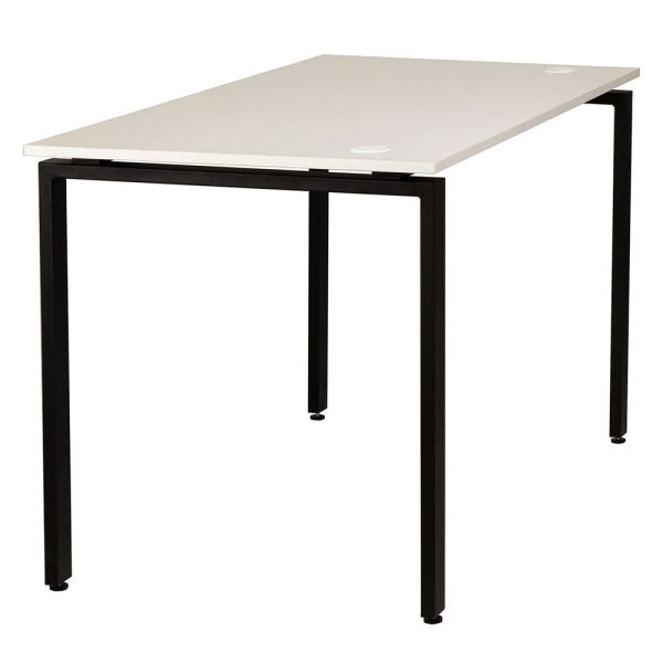 Стол письменный Лофт Сиэтл ДТ-5, черный, белый