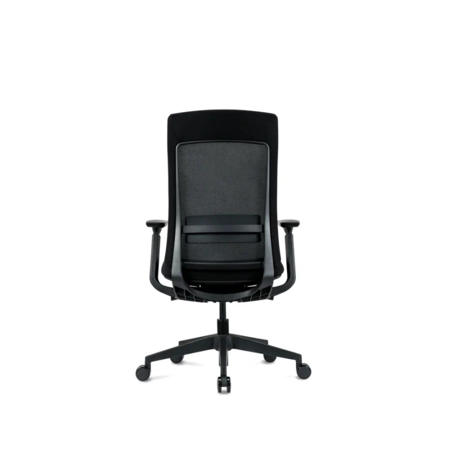 Кресло компьютерное SitZone E-VL002B, сетка, ткань, пластик, черный, -30%