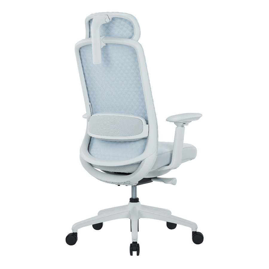 Кресло компьютерное SitZone CH-531A-BS, ткань, пластик, белый, -30% 