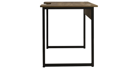 Стол компьютерный геймерский Лофт Гонконг, черный, табачный крафт Стол компьютерный геймерский Лофт Гонконг, черный, табачный крафт