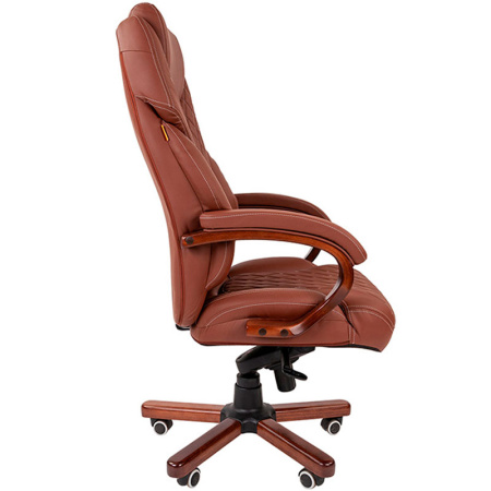 Кресло компьютерное Chairman 406, коричневый