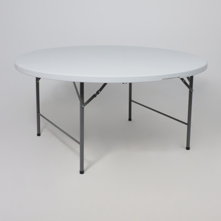 Стол складной Table AKS тип 10, 1520х1520х740 мм, пластик, белый