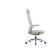Кресло компьютерное SitZone CH-515A, кожа, алюминий, белый
