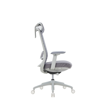 Кресло эргономичное SitZone CH-531A, ткань, ластик, серый