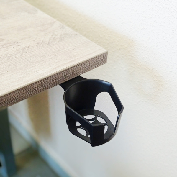 Держатель для наушников с подстаканником, черный