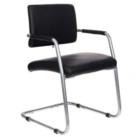 Кресло на полозьях Бюрократ CH-271-V, черный