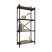Стеллаж ALLERD RION, черный муар, 675х300х1500, Металл Бруклин